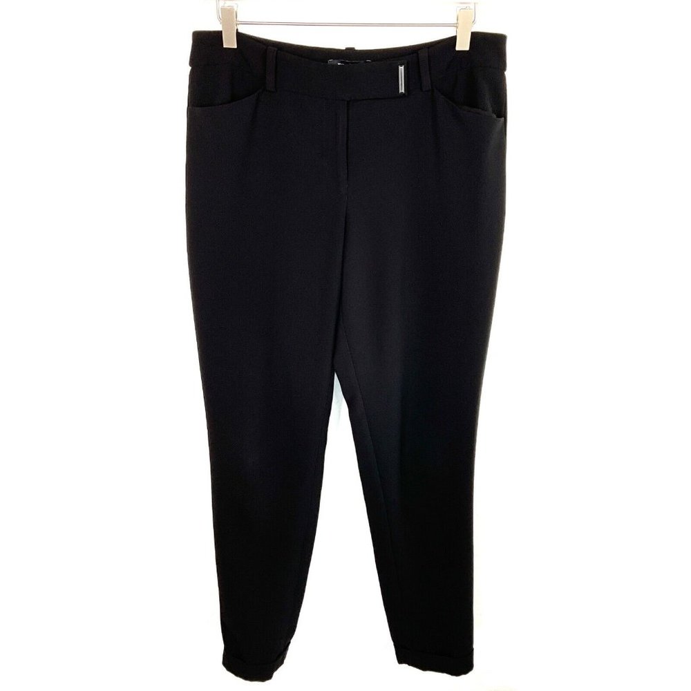 White House Black Market Tapered Cuffed Ankle Pants 6 Long 6L